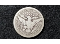 US 1915 D Barber Quarter  - Silver Quarter Dollar - Good