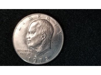 US 1972 D Eisenhower Dollar