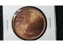 Metal Commodity - One Ounce Of Copper - Copper Bullion - Walking Liberty Design