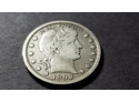 US 1898 Barber Quarter  - Silver Quarter Dollar - Very Fine