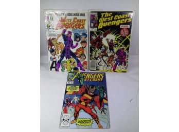 1st Issue! - West Coast Avengers #1, Avengers West Coast #1 & #52 - John Byrne - Over 30 Years Old