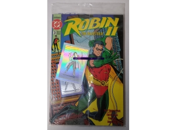 Comic Book - Robin III - The Jokers Wild! - Unopened Collectors Set - Includes Hologram Trading Card