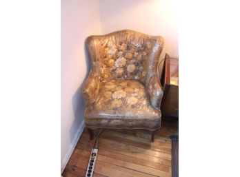 Vintage Wingback Chair - Item #059