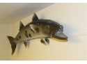 Lot Of 3 Fishes - Hanging Decorative Fish & Framed Art!! BSMT Item #91