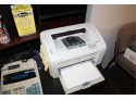 Lot Of Office Desk, Office Supplies, HP Laserjet Printer 1018, HP Laserjet Ink & MORE!! BSMT Item #78