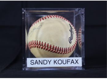 Sandy Koufax Autographed Baseball - Item #002