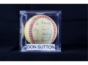 Don Sutton Autographed Baseball - Item #019