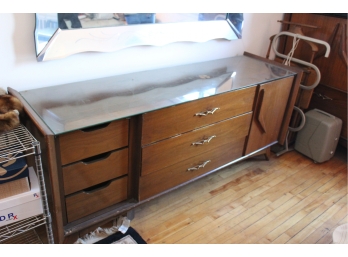 Mid Century Dresser W/9 Drawers - Item #055