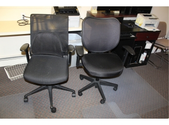 Lot Of 2 Office Chairs - Mesh Chairs!! BSMT Item #77