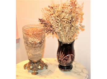 Beautiful Vintage Vases - Lot Of 2!! Item #038 LVRM