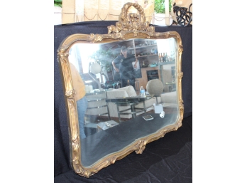 Vintage Gold Wood Mirror! Good Condition - Item #82