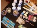 Mixed Lot Of Random Candles, Candle Holders, Incense & Soaps!! Item #52