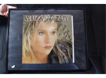 Samantha Fox Autographed Vinyl Record - Item #067