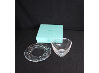 Tiffany & Company Bowl & Plate - ONE ORIGINAL BOX INCLUDED! Lot Of 2 - Great Condition - Item #78