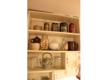Mixed Lot Of Vintage Tea Pots, Pitchers & Decorative Boxes - GREAT CONDITION! - Item #136