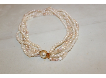 Vintage Fresh Water Pearl Necklace! Item #258 LR
