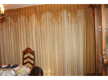 Mid Century Modern Two Toned Curtains! Item #209 LR