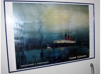 Vintage Ligne Cunard Poster Item #44
