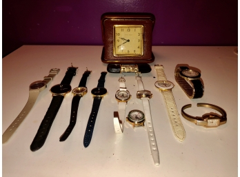 MIXED Lot Of Watches & Travel Clocks! - Item #94