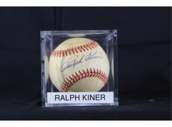 Ralph Kiner Autographed Baseball - Item #041