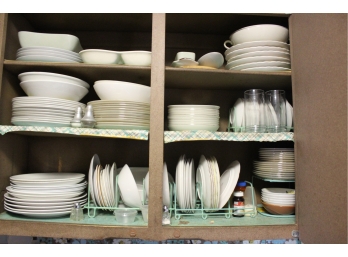 HUGE Kitchen Cabinet Lot - Lenox China Set, Bavarian Tea Cups, Artist Signed Bowls & MORE! Item #227 KIT