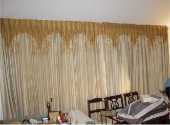 Mid Century Modern Two Toned Curtains! Item #210 LR