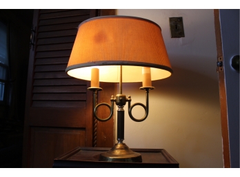Vintage Lamp - Brass Finish - Good Condition - WORKS!! Item #75
