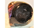 STEPHEN FELLERMAN Signed Hand Blown 'Abstract Faces' Paperweight - AUCTION RESULTS!! Item #036 LVRM