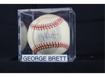 George Brett Autographed Baseball - Item #021