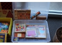 Mixed Lot Of Vintage Toys - Marble Chess Game, Board Games, Jewerly, Play Dough & Quija Board!! BSMT Item #117