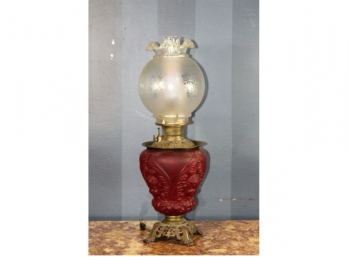 Antique Electrified Gas Lamp-#27