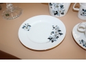 NEW Shannon Crystal Cake Plate & Epiag D.F. Czecho-Slovakia Tea Set - Set For 6! - Item #146 BSMT