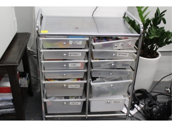 Station Organizer - 12 Storage Bins - Great Used Condition - Item #063