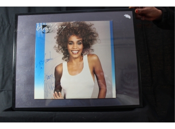 Whitney Houston Autographed Vinyl Record - Item #066