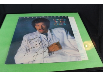 Lionel Richie 'Dancing On The Ceiling' Autographed Record - Item #065