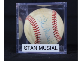 Stan Musial 'Stan The Man' Autographed Baseball From The St. Louis Cardinals - Item #006