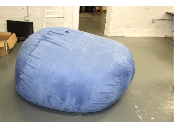 Blue Bean Bag - LARGE 60' ROUND - Good Used Condition - Item #075