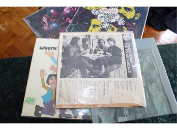 The Young Rascals Vinyl Records - One Signed - Lot Of 5 - Item #100
