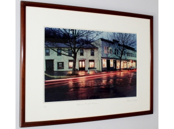 Barbara Sandson Photographed Art - Nigth On Piermont Avenue - Framed Art!! - Item #143