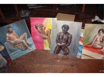 Lot Of 7 Local Artist Nudes - Good Condition!! Item #95