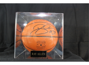 Ray Allen Autographed Basketball - Item #057