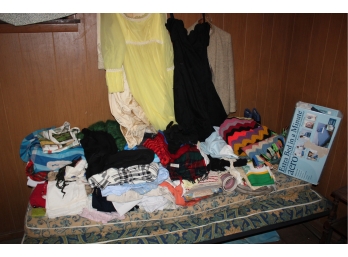 Mixed Lot - Clothes, Linens, Blankets, Dish Towels Etc!! Item #58
