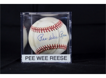 Pee Wee Reese Autographed Baseball- Item #014