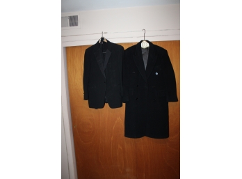 Vintage Men's Cashmere Top Coat, Tuxedo & Men's Pants! Item #235 KIT