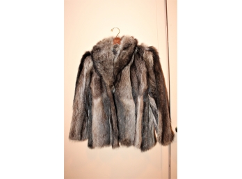 Muskrat Fur Coat - Size Small!! BSMT Item #198