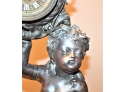 Antique Metal Neoclassical Clock Figurine - ABSOLUTELY ESQUISITE!! Item #034 LVRM