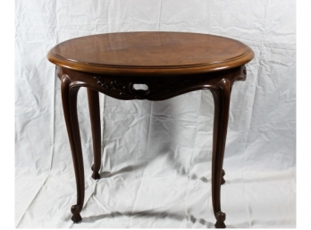 Small Vintage Wood Table-#8