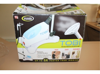 TOBI Wrinkle Removal Portable Steamer - SAFE ON ALL FABRICS!! - Item #151 BSMT