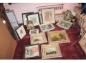 Mixed Lot Of Vintage Art Work & Autographed Famous Picture!! Item# 113