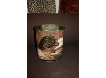 Weibro Small Vintage Trash Can! Item #264 GR